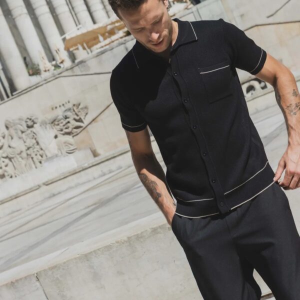 The Knitwear Blouse Black