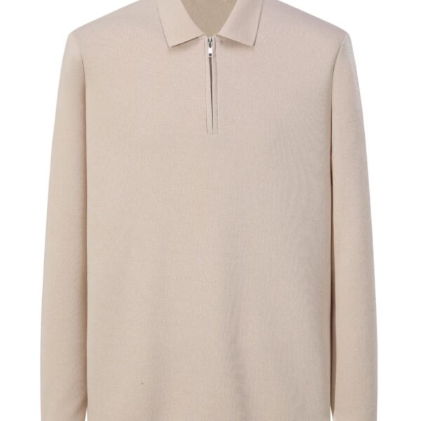 The Italy Zipped Trico Beige