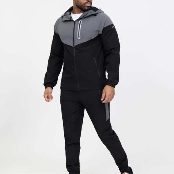 The Tech Tracksuite Grey-black